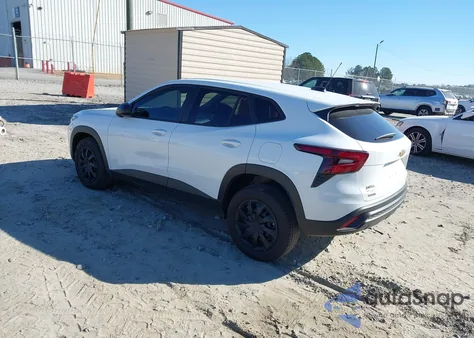 2025 Chevrolet Trax Fwd Ls из США, поврежденный, VIN KL77LFEP2SC072606